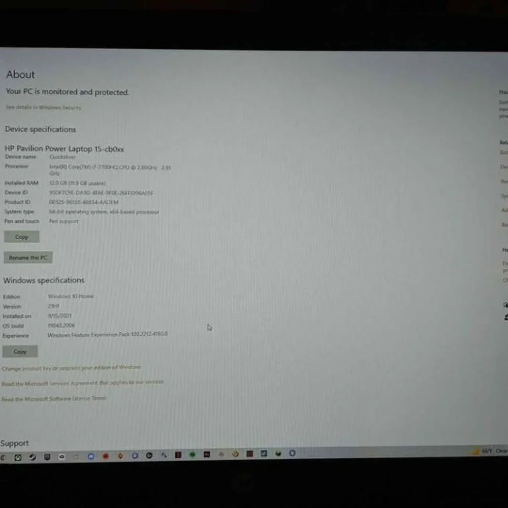 HP Pavilion Power 15 Gaming Laptop